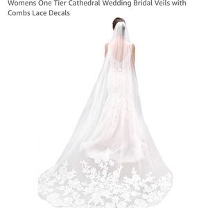 Cathedral wedding veil